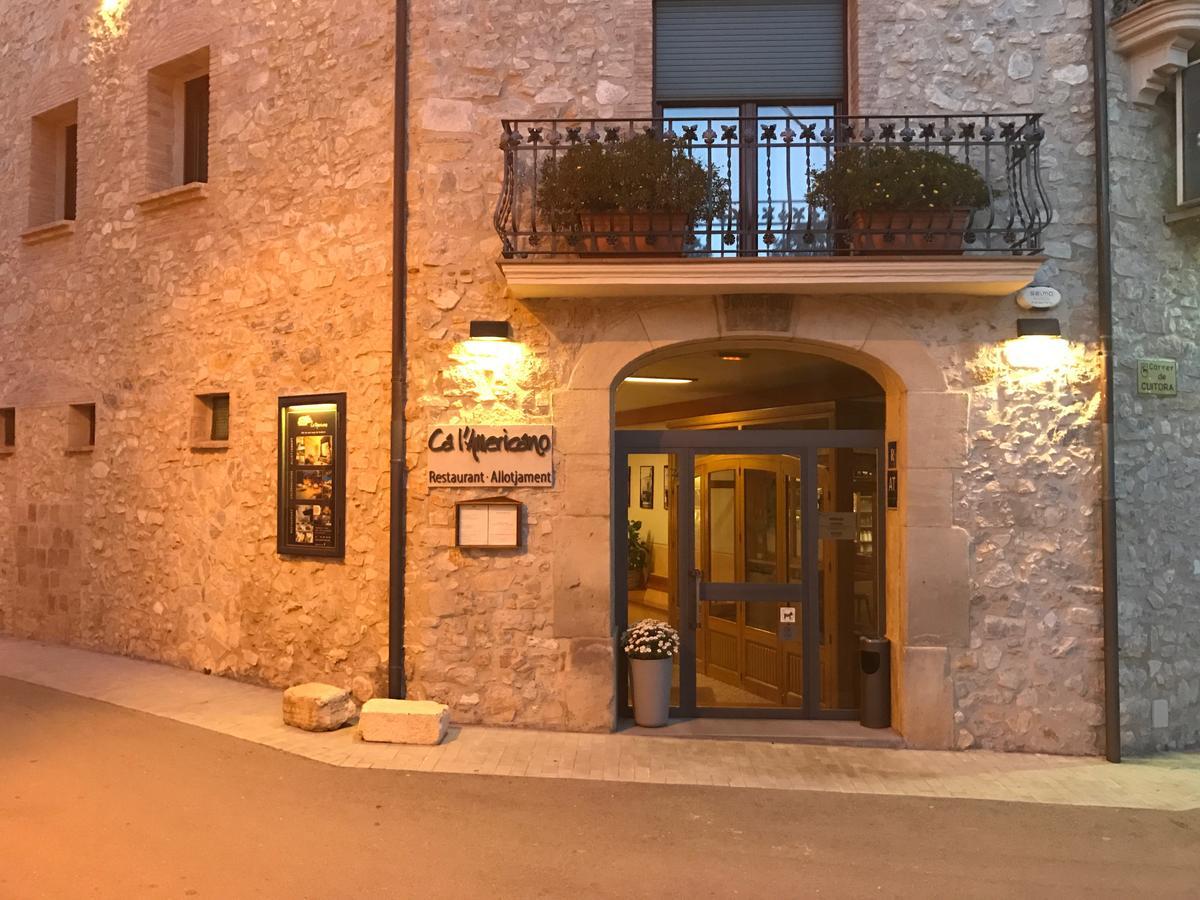 Ca L'Americano La Llacuna Exterior foto